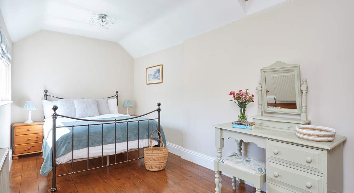 The bright and airy first floor double bedroom.