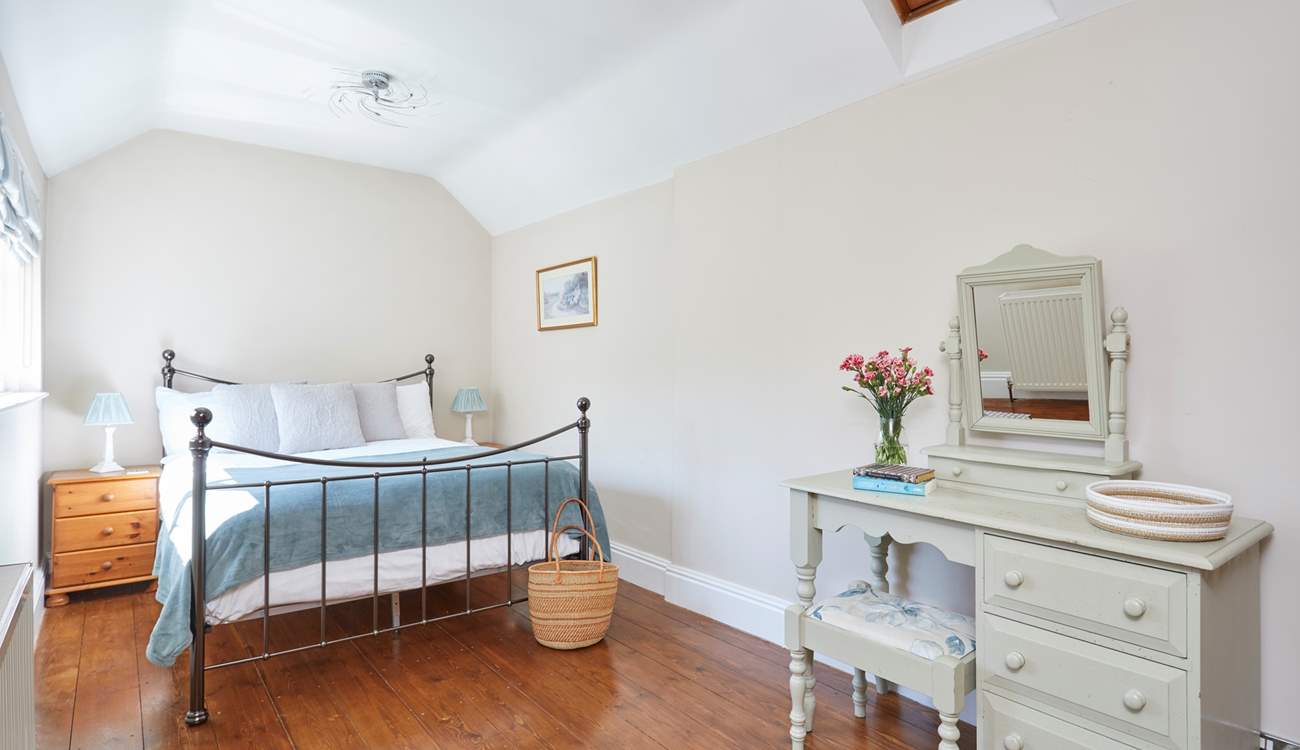 The bright and airy first floor double bedroom.