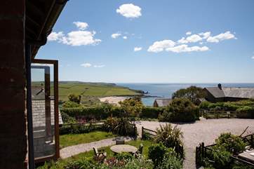 Beautiful views can be enjoyed from almost every window.