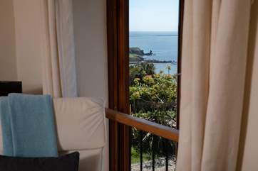 Beautiful views from the living area. What a fabulous vantage point.
