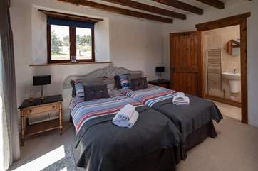 Bedroom 1 is configured with two twins beds which can be separated on request.