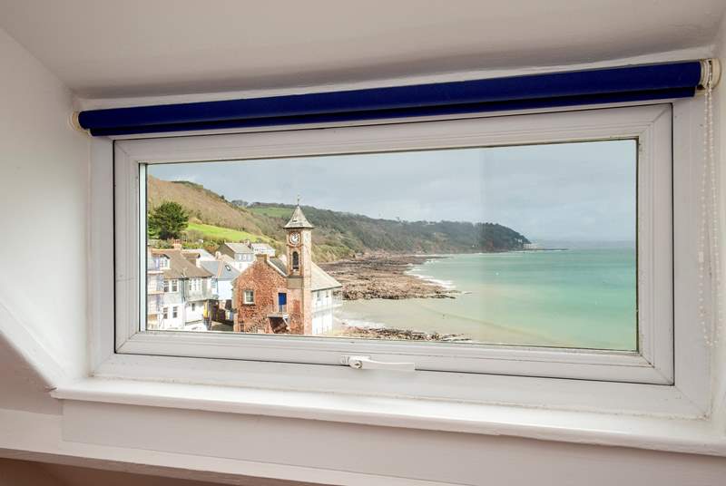 The view is framed perfectly in the second bedroom.
