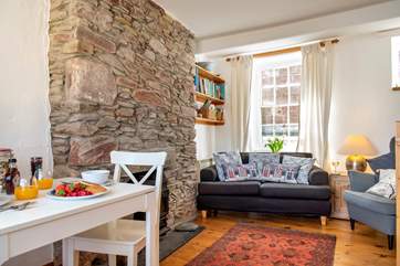 The sitting/dining-room is on the first floor.