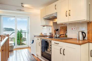 The cottage kitchen.