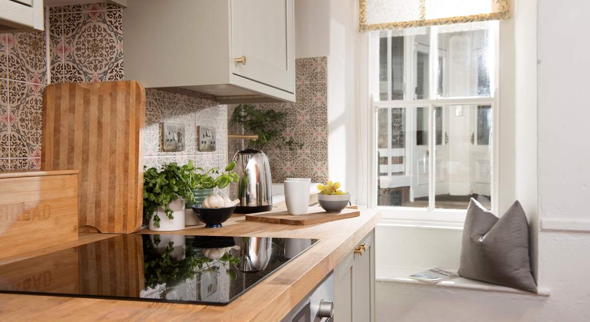Double aspect the kitchen s light and airy.