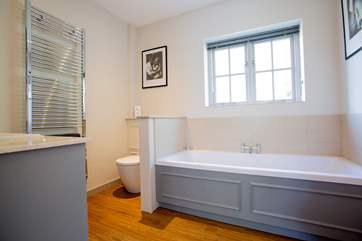 Unwind in the double ended bath.
