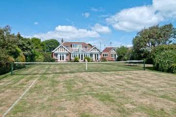 Enjoy a game of tennis on the grass court, which will be set up for your holiday. Please remember to bring your own tennis balls.