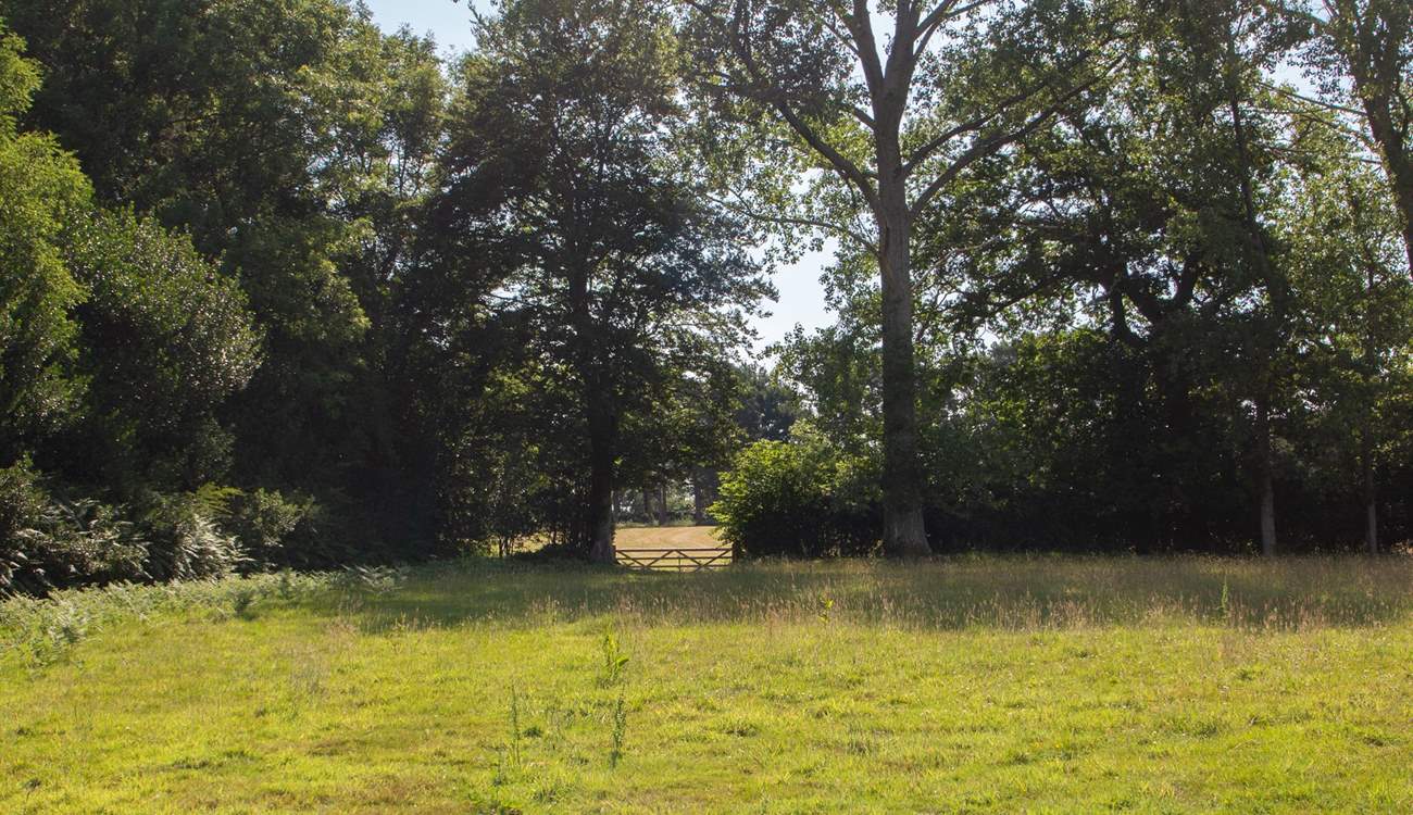 Surrounded by fields, woodlands and beautiful countryside.