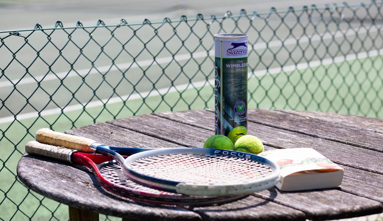 Rackets and balls provided.