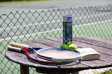 Rackets and balls provided.