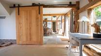 From the sitting-room to the kitchen/dining-room.