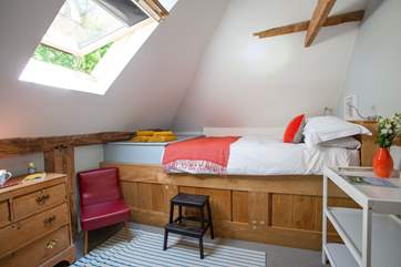 Steps to the king-size bed.