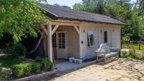 There is a pottery studio.