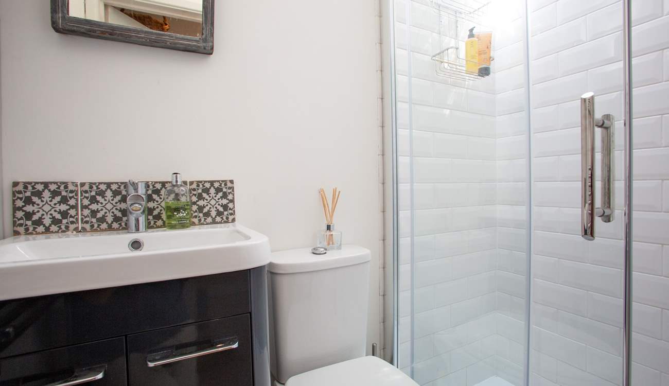 The shower-room with large shower.