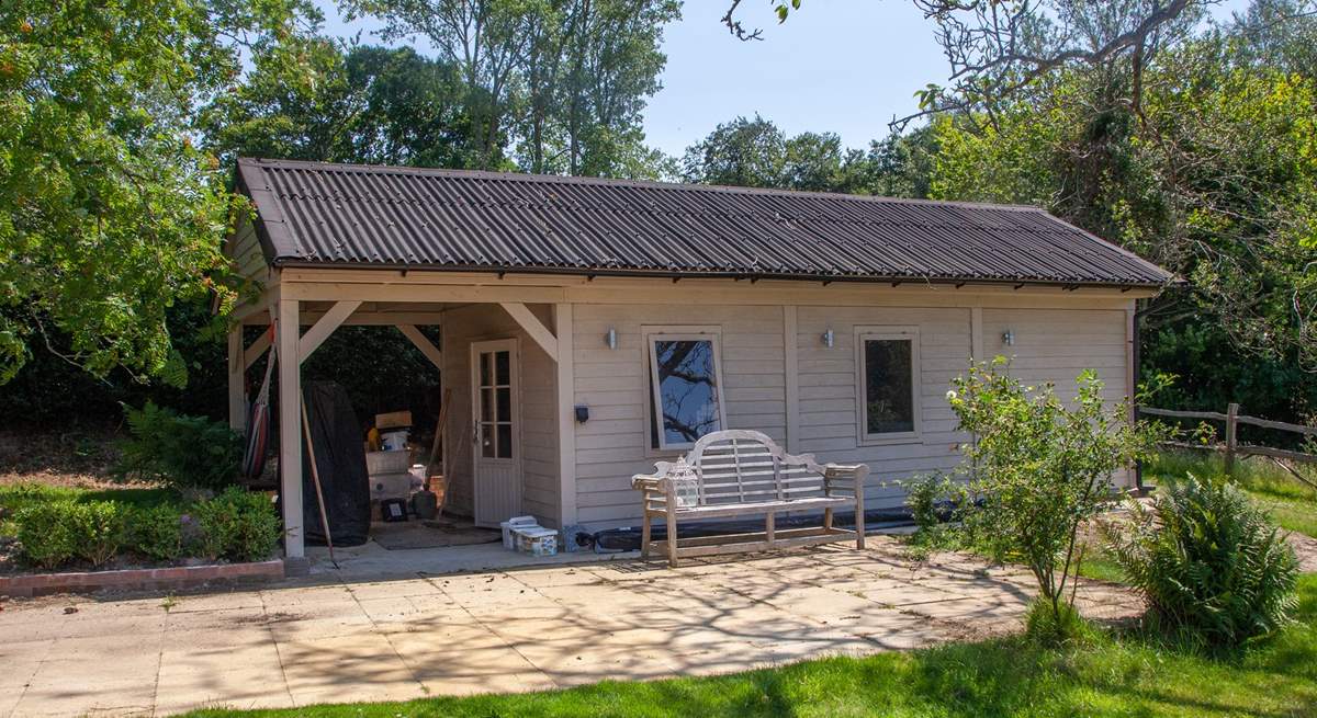 The pottery studio.