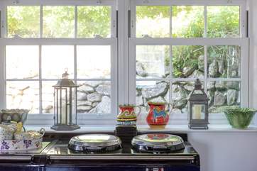 Cooking with a view.
