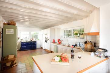 The fabulous kitchen is a cook's paradise, so what's for dinner tonight?