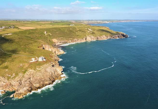 Such a beautiful coastline around Rinsey.  