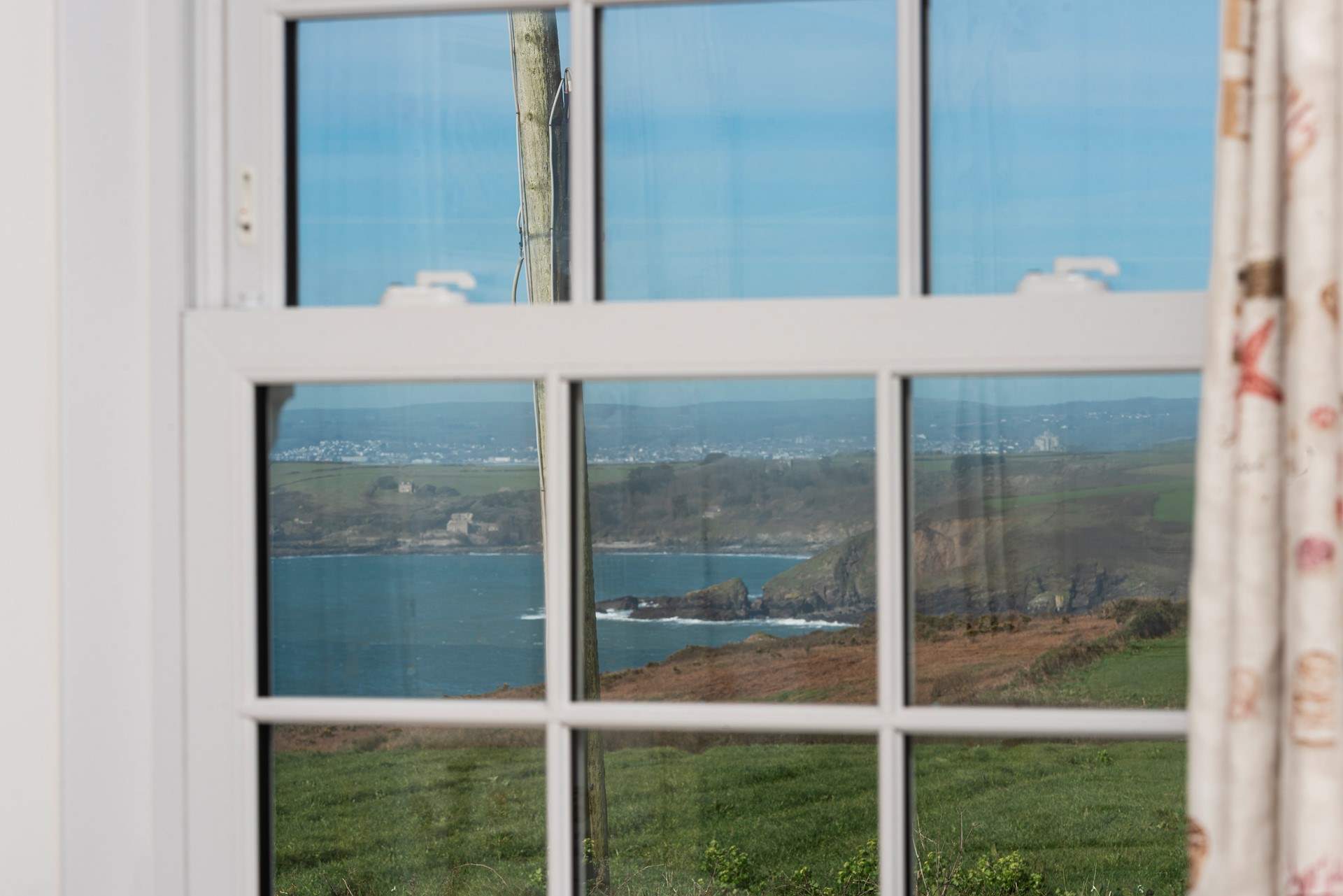 Looking towards West Penwith and St Michael's Mount from bedroom 2.