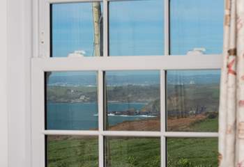 Looking towards West Penwith and St Michael's Mount from bedroom 2.