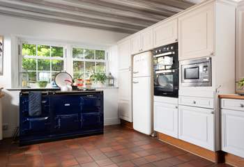 With oodles of space for prepping holiday treats.