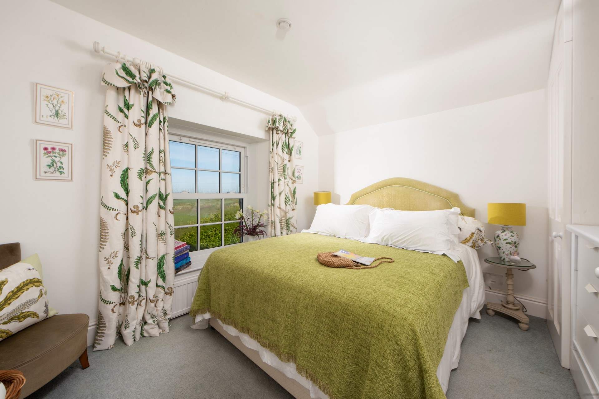You can see over to West Penwith from bedroom 2 on a clear day.
