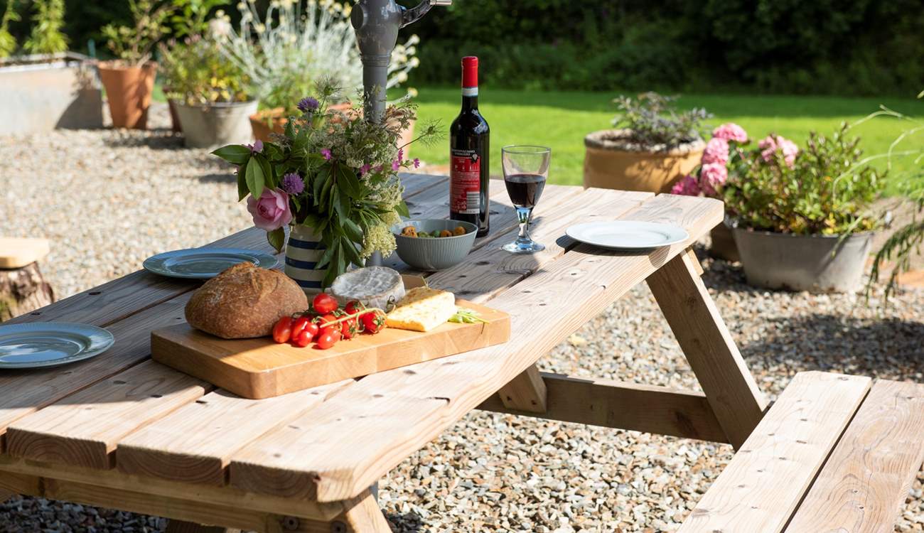 Lunch al fresco.