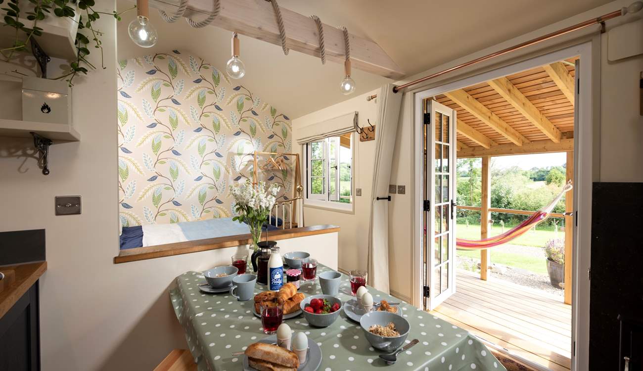 Dine inside or out, the choice is yours.
