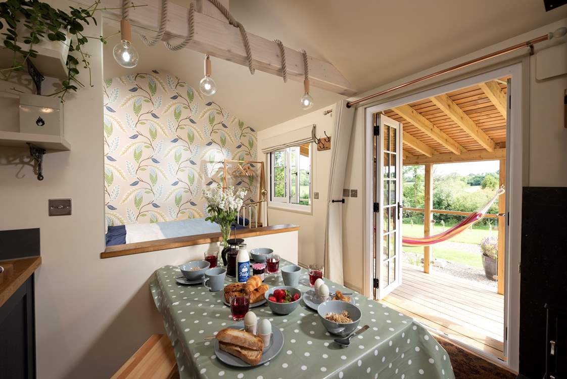 Dine inside or out, the choice is yours.