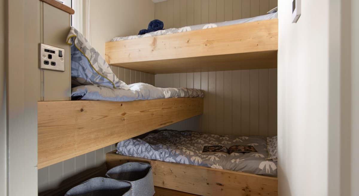 The triple bunk room is perfect for the kids - they will love it!