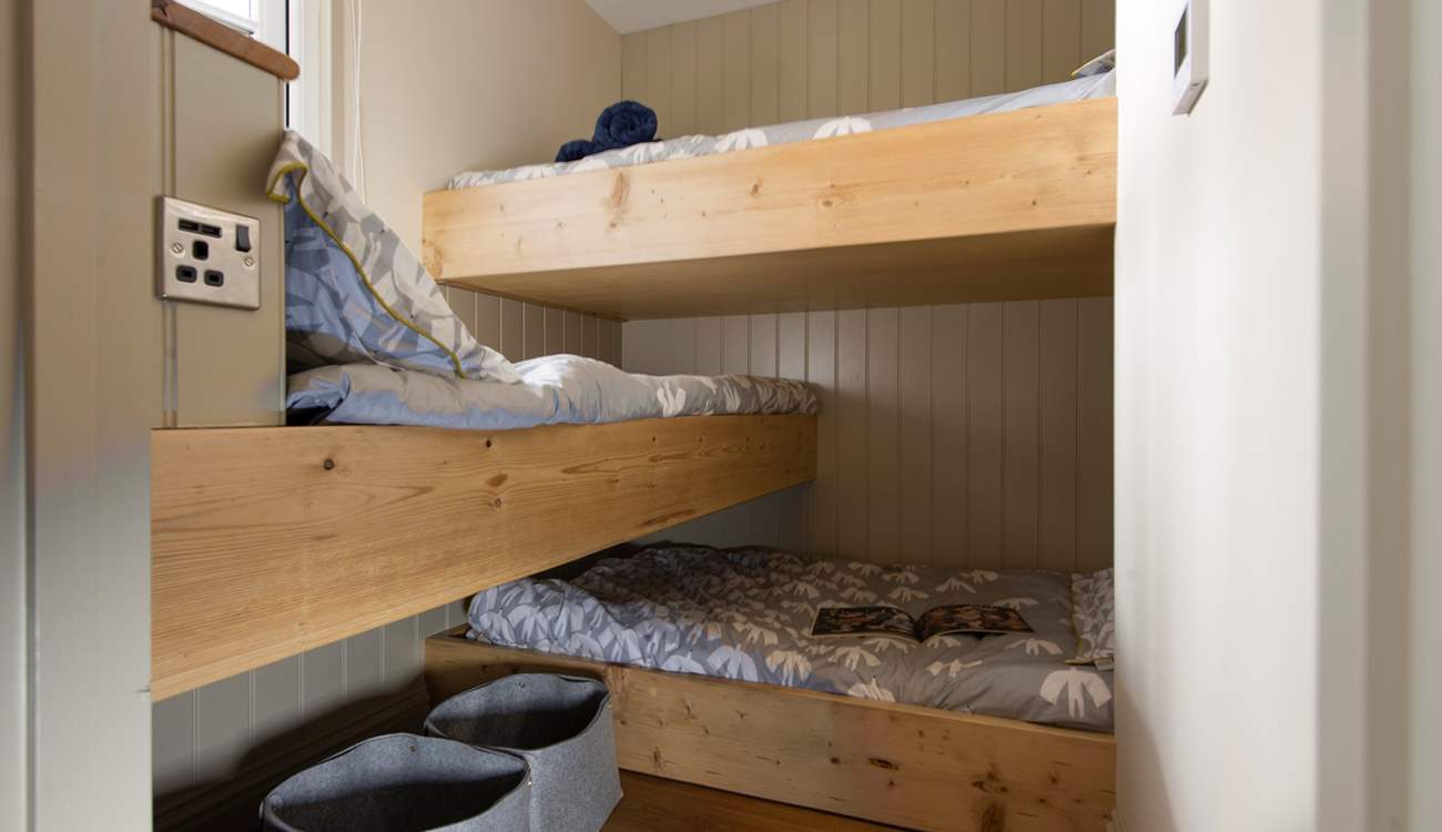 The triple bunk room is perfect for the kids - they will love it!