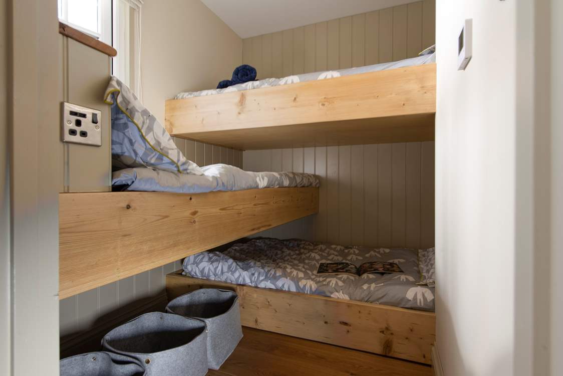 The triple bunk room is perfect for the kids - they will love it!