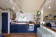 There's a wonderfully well-equipped kitchen area.