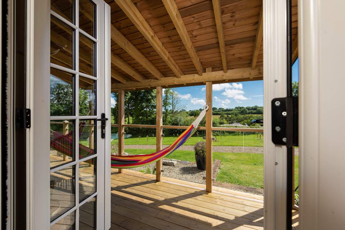 What better way to relax than swaying in the hammock?