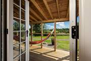 What better way to relax than swaying in the hammock?