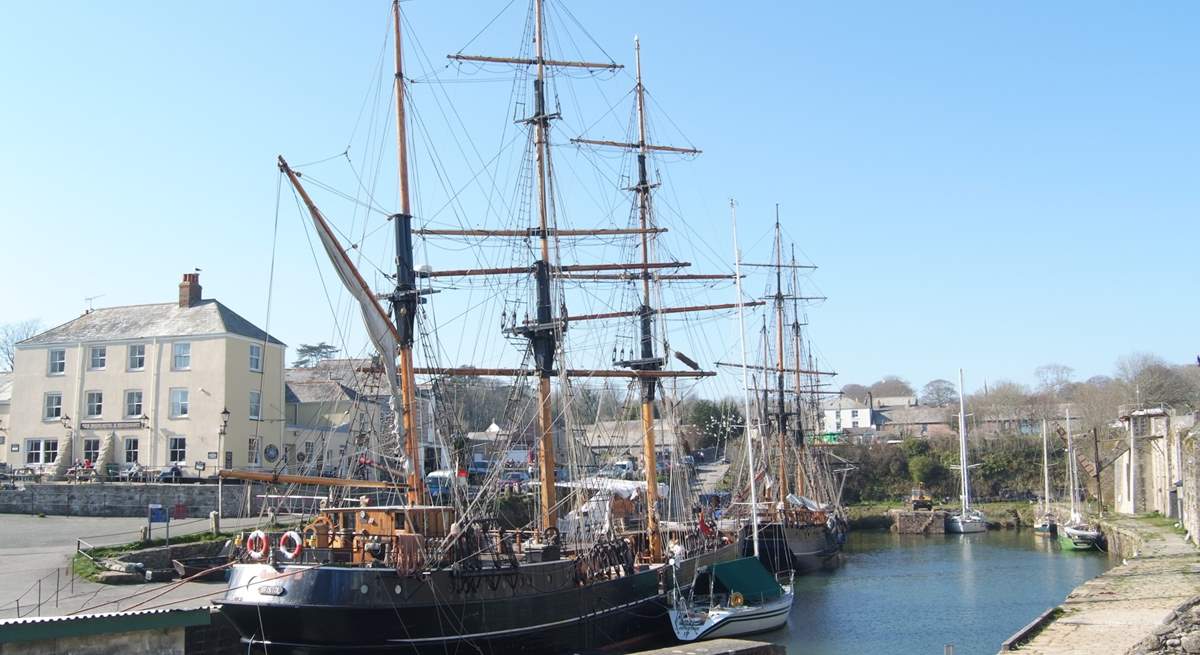 Head off to Charlestown with its historic harbour and tall ships - a familiar sight for Poldark fans.