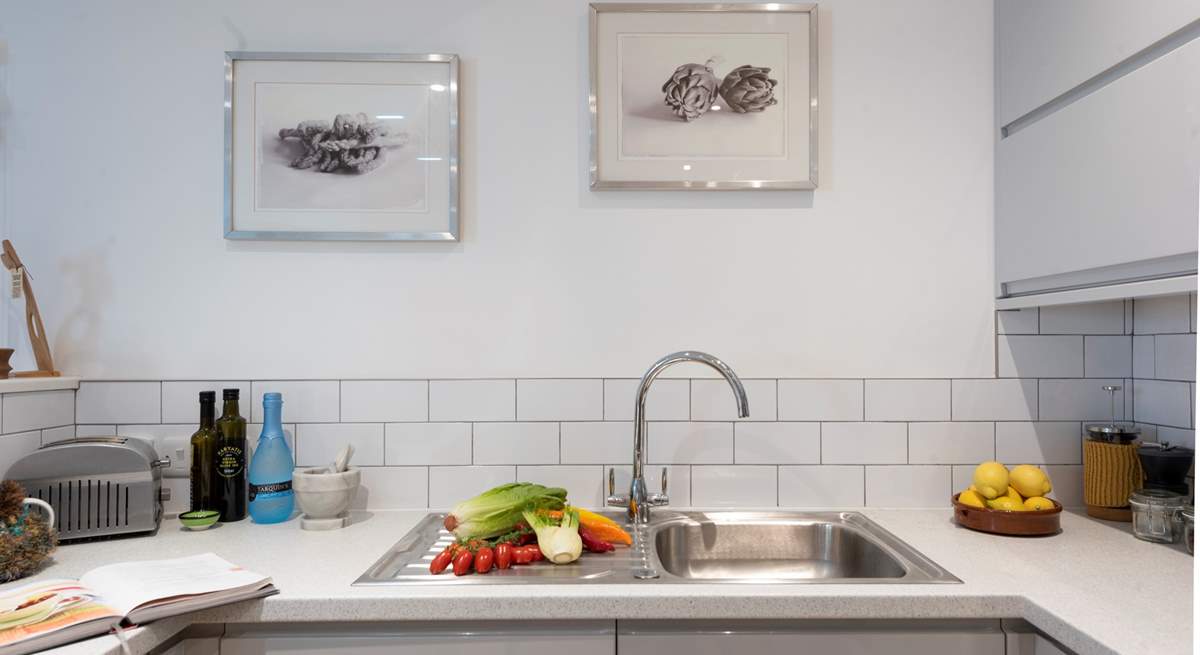 The kitchen is very well-equipped with all you need to cook up a feast.