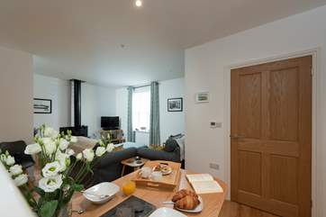 The gorgeous open plan living area.