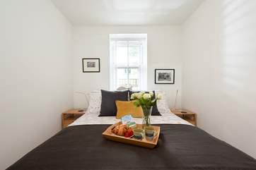 Bedroom 2 has a lovely comfy bed.