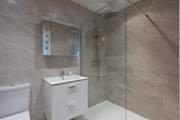The fabulous shower is perfect for washing away the salt and sand.