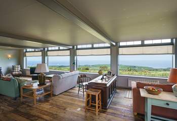 The panoramic views from the open-plan living space will take your breath away. 