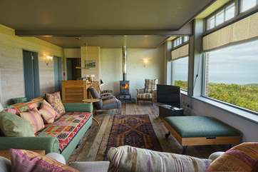 Eclectic furnishings throughout!