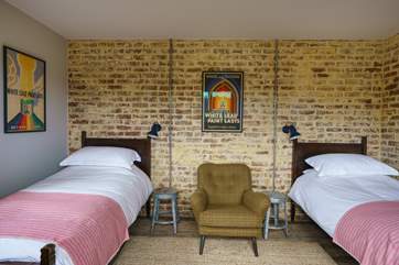 Tasteful twin room.
