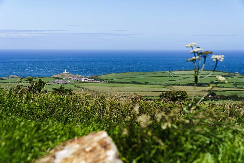 View of Strumble Head lighthouse. 