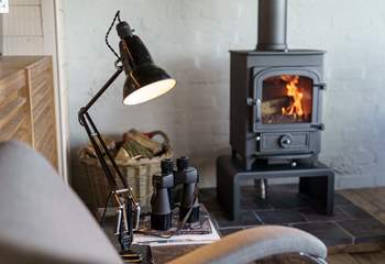 Light the wood burner and get cosy. 