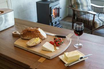 Time for wine and nibbles...