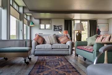 Subtle opulent furnishings.