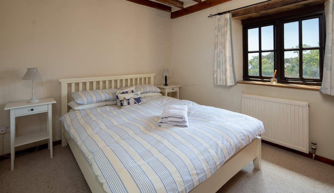 Bedroom 2 also has fabulous views out to sea.