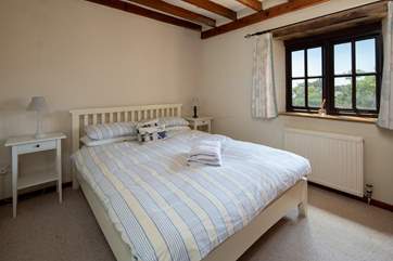 Bedroom 2 also has fabulous views out to sea.