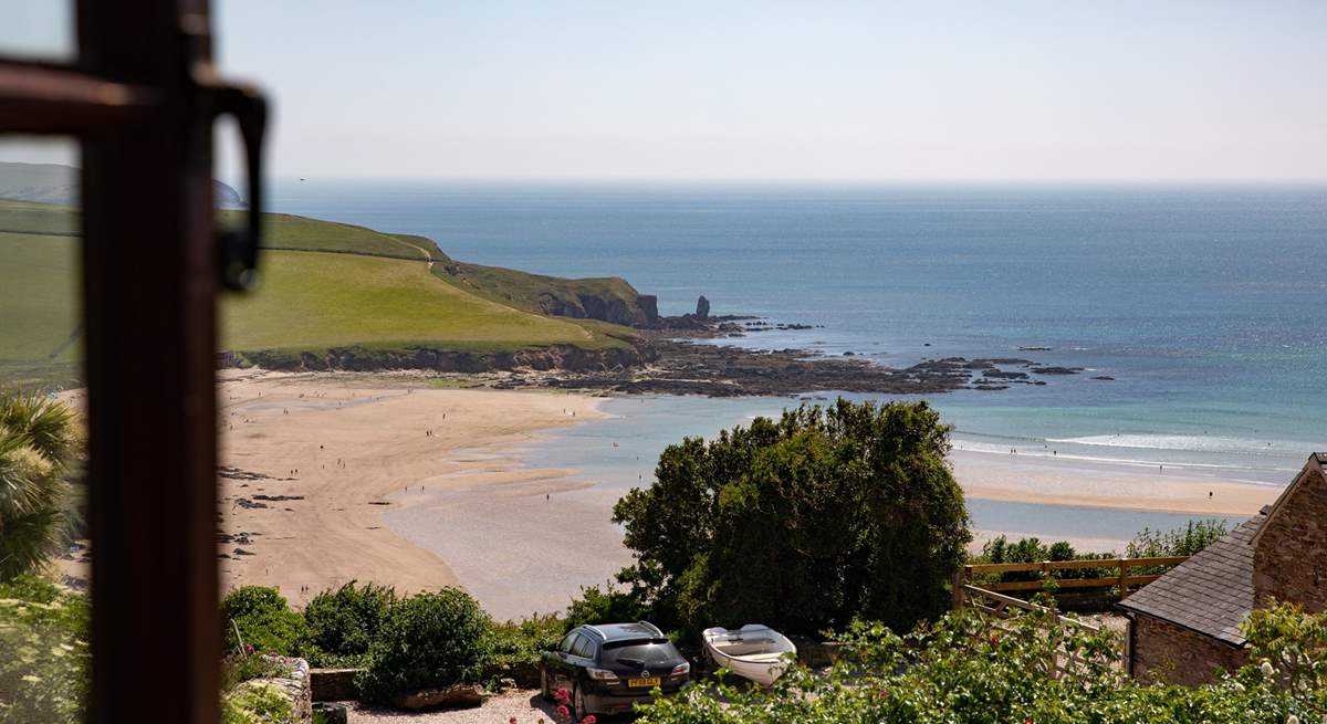 Stunning views out from the living area at Ferrycombe, simply stunning.